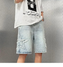 Load image into Gallery viewer, Retro High Street Denim Shorts
