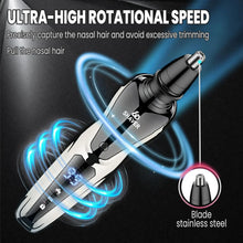 Load image into Gallery viewer, Rechargeable Electric Shaver for Men All in One Trimmer Set with Nose Trimmer Sideburns Trimmer Face Cleaning Brush
