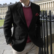 Load image into Gallery viewer, Vintage Herringbone Suit Jacket
