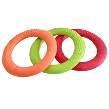Load image into Gallery viewer, Dog Toys Pet Flying Discs EVA Dog Training Ring Puller Resistant Toys For Dogs Floating Puppy Bite Ring Toy Interactive
