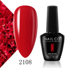 Load image into Gallery viewer, NAILCO 15ml Nail Gel Polish Semi Permanent UV Varnish Nails Art Gel Vernis Manicure TOP BASE Nails Products Supplies Equipment

