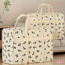 Load image into Gallery viewer, 1pc Foldable Luggage Organizer Bag with Cute Puppy Pattern,Large Capacity Space-Saving Travel Storage Bag,Durable Polyester bag
