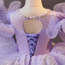 Load image into Gallery viewer, Wed Dress 2024 Flower Girl Wedding Dresses Costume Children Girls Birthday Party Princess Gown Vestido Kids Host Piano Outfit
