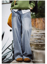Load image into Gallery viewer, High Waist Vintage Straight Jeans
