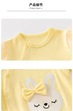 Load image into Gallery viewer, Sweet Striped Baby Girl Romper
