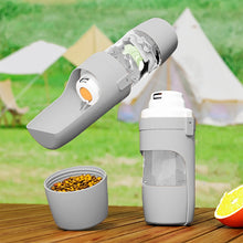 Load image into Gallery viewer, Portable Travel Pets Dog Water Bottle with Storage Food and Water Container Dog Cat Outdoor Pet Water Cup Bottle for Puppy
