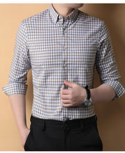 Load image into Gallery viewer, Premium Cotton Checkered Slim Shirt
