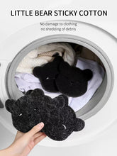 Load image into Gallery viewer, 2 /4 Sets Of Household Pet Hair Remover, Machine Washed Bear Sticky Sponge, Reusable, Suitable For Washing Machine, Dryer, Black
