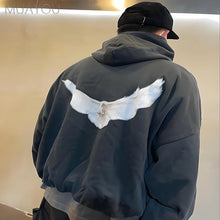 Load image into Gallery viewer, Dove Print Kanye Hoodie Men Women Streetwear 1:1 Sweatshirt High Quality Loose Double-Layer Heavy Fabric Pullover Ovesize hoodes
