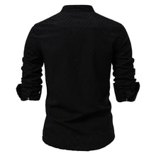 Load image into Gallery viewer, Solid Cotton Half Button Shirt
