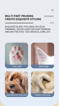 Load image into Gallery viewer, Pet Dog Electric Groomer Trimmer with LED Light Waterproof Pet Foot Hair Trimmer Low Noise Cat Dog Face Foot Ear Hip Paw Shaver
