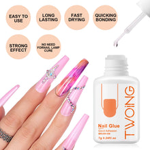 Load image into Gallery viewer, 7g Super Strong Nail Glue For False Nail Tips, Acrylic Nails,Press On Nails,Fake Nails Art Decoration Lasting Adhesion
