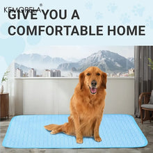Load image into Gallery viewer, 2025 Upgraded Ice-Cool Summer Pet Cooling Mat and Bed Sweat-Absorbent Fabric Available in 4 Sizes for Small Medium and Large Pet
