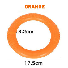 Load image into Gallery viewer, 1pc Orange Dog Toys Pet Flying Disk Training Ring Puller EVA Interactive Training Ring Puller Resistant for Dogs
