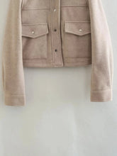 Load image into Gallery viewer, HH Jackets For Womens Autumn Fashion Solid Front Pockets Button Long Sleeve Jacket Elegant Woman Casual Outerwear Coat
