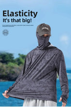 Load image into Gallery viewer, Hooded Design Fishing Shirt Summer Mask Lightweight Material Hooded Fishing Clothes Performance Fabric Outdoor Hoodie
