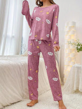 Load image into Gallery viewer, Cloud Print Lounge Pajama Set
