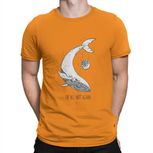 Load image into Gallery viewer, Men T-Shirt Not Again Vintage 100% Cotton Tee Shirt Short Sleeve The Hitchhikers Guide To The Galaxy Film T Shirts Round Collar

