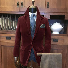 Load image into Gallery viewer, Corduroy Casual Suit Jacket
