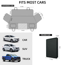Load image into Gallery viewer, Convertible Car Bed for Dogs， Extended Waterproof Seat Cover with Anti-Slip Backing， Comfortable Pet Mat for SUV Truck Travel
