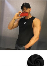 Load image into Gallery viewer, Mens Workout Tank Tops Mash Fabric Quick Dry Muscle Sleeveless Shirts Cut Off Slim Fit  Bodybuilding Gym Tees Singlet
