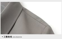 Load image into Gallery viewer, Solid Lapel Business Trench Coat
