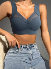 Load image into Gallery viewer, 2PCS Women Lace Sport Bras Plus Size Seamless Bra Bralette Backless Lady Brassiere Vest Female Gather Shock-Proof Wireless L-3XL
