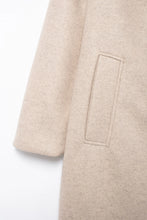 Load image into Gallery viewer, Winter Coat For Women 2024 Solid Lapel Double Breasted Long Cardigan Top Female Pokcet Streetwear Woman New In OuterCoat
