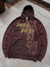 Load image into Gallery viewer, Y2k Zipper Hoodie Letter Pattern Gothic Punk Sportswear Brown Hoodie Sportswear Hoodie Long Sleeve Super Large Hoodie Jacket
