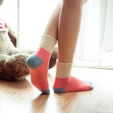 Load image into Gallery viewer, Cozy Patchwork Winter Sock Set
