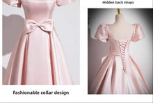 Load image into Gallery viewer, Elegant Party Evening Dress for Women 2026 New Pink French Satin Fashion Chorus Adult Ceremony Fashion Show Banquet Dress
