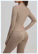 Load image into Gallery viewer, 2PCS yoga suit, exercise set, gym set, women's exercise set, running exercise suit, long sleeved exercise suit, yoga suit
