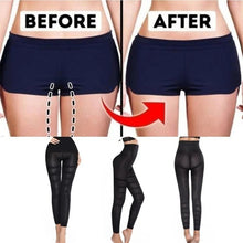 Load image into Gallery viewer, High Waist Leggings Women Sculpting Firm Control Leg Tummy Flat Skinny Slimming Tights Thigh Slimmer Footless Pants Stretchy
