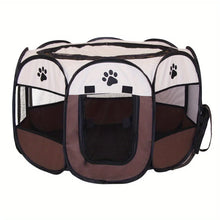Load image into Gallery viewer, Classic-Style Portable Pet Playpen &amp; Tent | Durable, Foldable, Comfort Design | Secure Outdoor Pet Bed for Cats &amp; Dogs
