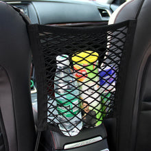 Load image into Gallery viewer, Pet Car Barrier Dog Car Barrier with Automatic Safety Mesh Storage Bag Pet Barrier Guard Back Seat Safety Protector Mesh Net
