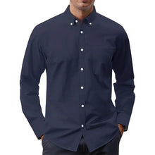 Load image into Gallery viewer, Solid Oxford Business Button Shirt
