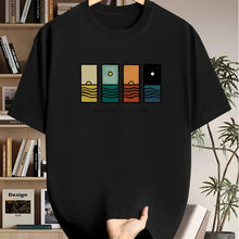 Load image into Gallery viewer, One Day at a Time Graphic Print T-shirts for Men Casual Fashion Summer Vintage Loose Streetwear Tops Crew Neck Short Sleeve Tees
