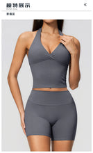 Load image into Gallery viewer, Yoga Outfit Set Fitness Two-Piece Set With No Embarrassing Lines Butt-Lifting Running Shorts Leggings Yoga Suit Athletic Wear
