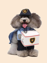 Load image into Gallery viewer, Pet Costume Fashion Courier Style Clothes Halloween Suit With a Hat Costume Apparel for Dog
