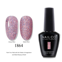 Load image into Gallery viewer, NAILCO 2025 Hot 15ML Gel Nail Polish Nails Semi-permanent UV Varnish High Quality Glass Bottle Nail Art Polish For Manicure
