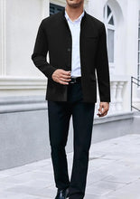 Load image into Gallery viewer, Men’s Lightweight Stand-Collar Casual Blazer
