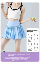 Load image into Gallery viewer, Women‘s Tennis Skirt Summer  High Waist Flared Golf Skirt with Built-in Shorts 2 in 1 Athletic Quick Dry Shorts Skirt Pickleball
