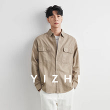 Load image into Gallery viewer, Vintage Cotton Workwear Shirt Men
