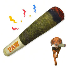 Load image into Gallery viewer, Funny Interactive Dog Toys - Cigar Design Plush Squeaky Pet Toys Grinding Teeth Creative Chew Toy For Small Medium Dog
