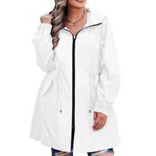 Load image into Gallery viewer, Women Trench Coat New Spring Autumn Jacket Casual Long Sleeve Hooded Mid Long Windbreaker Female Overcoat High-Quality Coats
