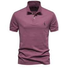 Load image into Gallery viewer, AIOPESON Brand Men's Polo Shirts Cotton Polo Shirts for Men Short Sleeve High Quantity Solid Polo Men New Summer Clothing
