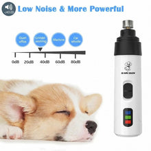 Load image into Gallery viewer, Dog Nail Grinders Painless USB Charging  Rechargeable Pet Nail Clippers Quiet Electric Dog Cat Paws Nail Grooming Trimmer Tools
