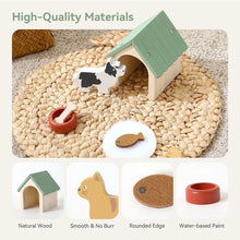 Load image into Gallery viewer, Toy House Accessories Pet Set Great Pet Play Set For Dollhouses Fun Games That Encourage Creativity And Imagination in Children
