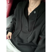 Load image into Gallery viewer, New Autumn Winter Sweaters for Men Loose Trendy Brand Hooded Pullover Sweaters

