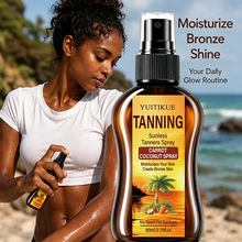 Load image into Gallery viewer, Portable Hydrating Self Tanning Mist Lightweight Fast Absorb Body Spray Create Soft Bronze Complexion For All Skin Tones
